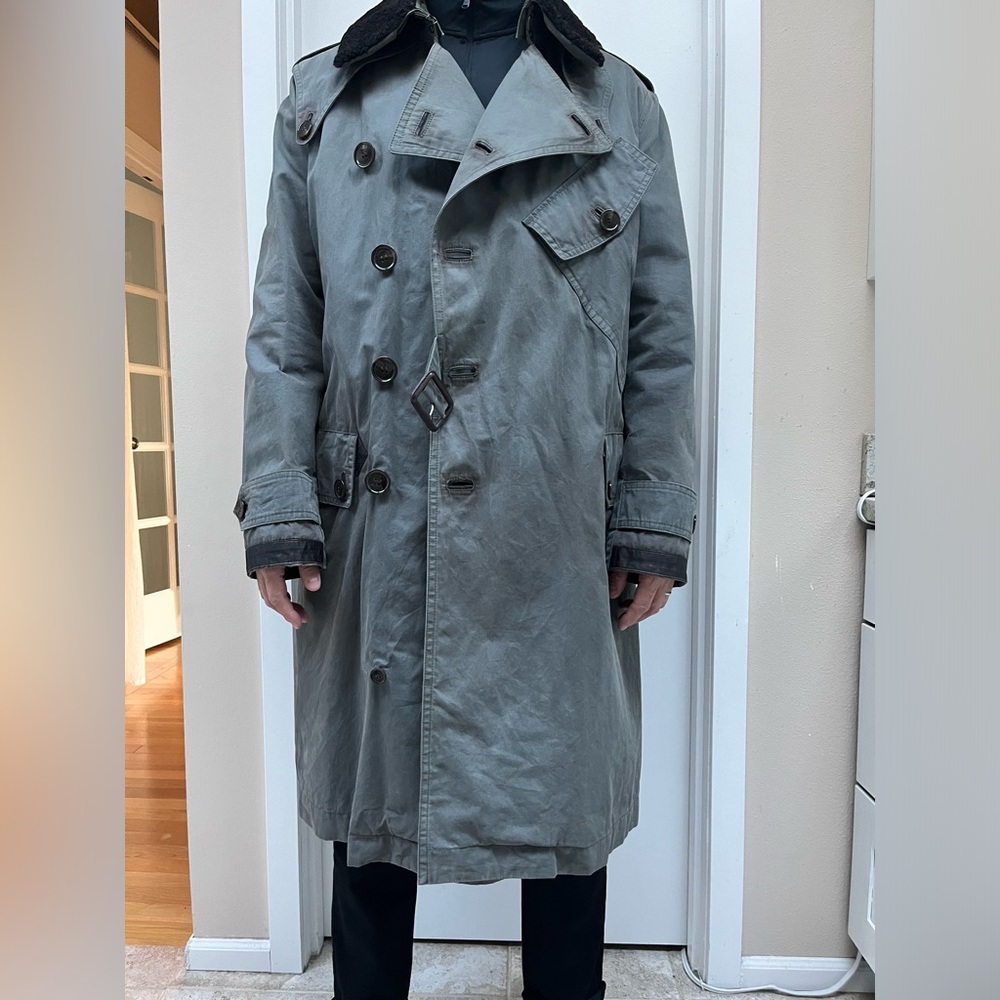 Burberry Brit mens trench coat.